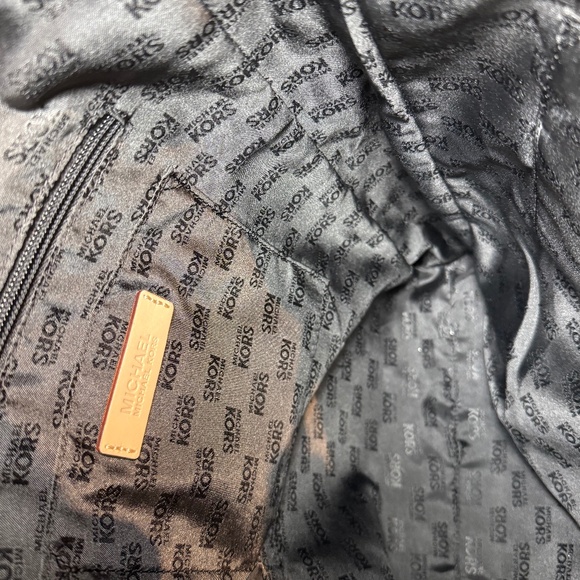 MK bag,Black thick material, leather straps. - Picture 11 of 11